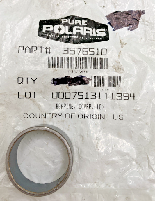 NEW GENUINE POLARIS  3576510 BEARING COVER (SILVER)
