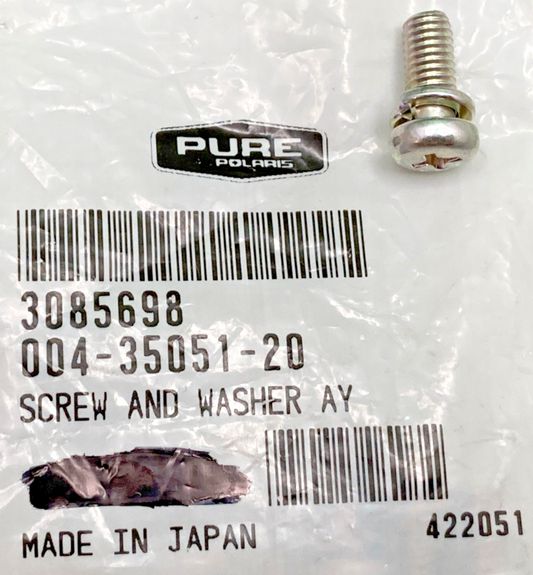 QTY 2 NEW GENUINE POLARIS 3085698 SCREW W/ WASHER, MAGNUM RAGER SPORTSMAN