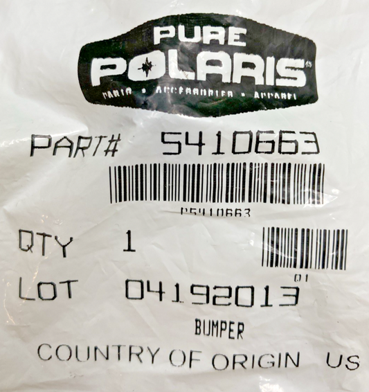 NEW GENUINE POLARIS 5410663 DRIVESHAFT RUBBER BUMPER