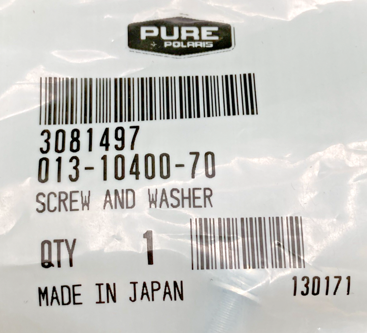 QTY 9 NEW GENUINE POLARIS 3081497 PAN HEAD SCREW AND WASHER