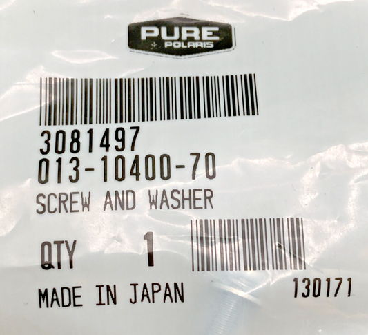 QTY 9 NEW GENUINE POLARIS 3081497 PAN HEAD SCREW AND WASHER