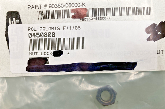QTY 7 NEW GENUINE POLARIS 0450808 NUT, LOCK