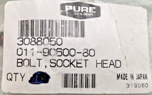 QTY 2 NEW GENUINE POLARIS 3088050 BOLT SOCKET HEAD