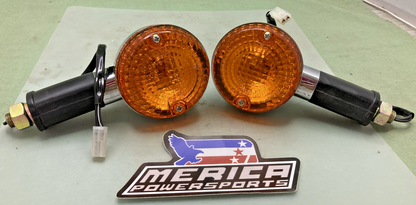 NEW MOTORCYCLE BLINKER LIGHT SET 50R-000624 AMBER