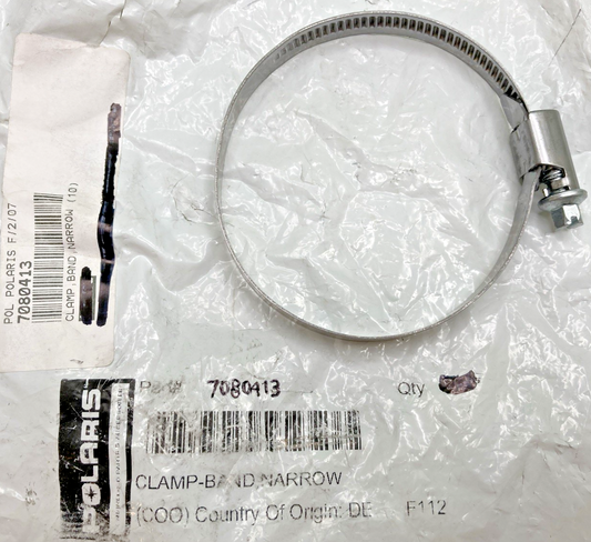 QTY 5 NEW GENUINE POLARIS 7080413 Hose Clamp, Ranger RZR General Sportsman
