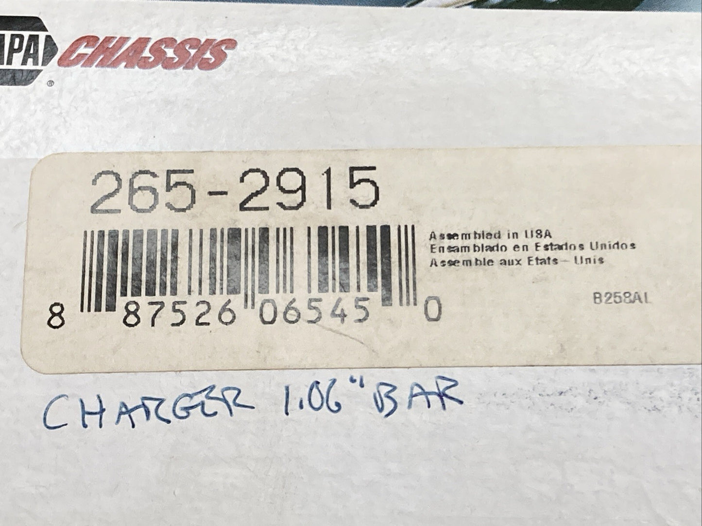 New Genuine Napa 265-2915 Bushing Set