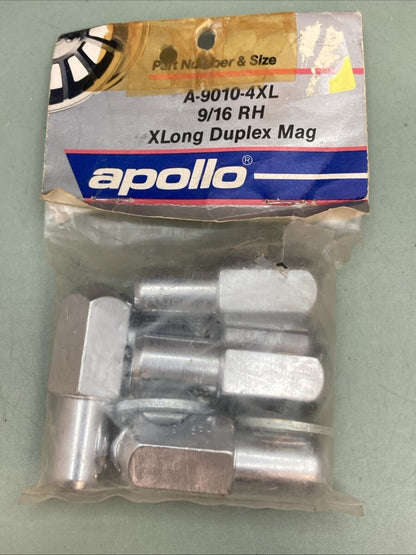 New Genuine Apollo A-9010-4XL XLong Duplex Mag Wheel Lug Nuts 9/16 RH