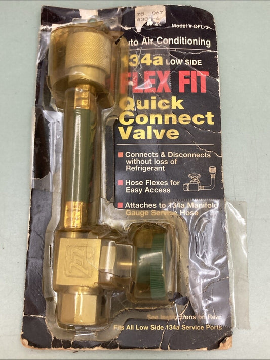 New Genuine Interdynamics QLF-3 A/C Flex Fit Quick Connect Valve 134a Low Side
