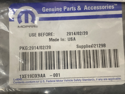New Genuine Mopar 1XE19DX9AA LD Police Deactivated Rear Door Retrofit Kit