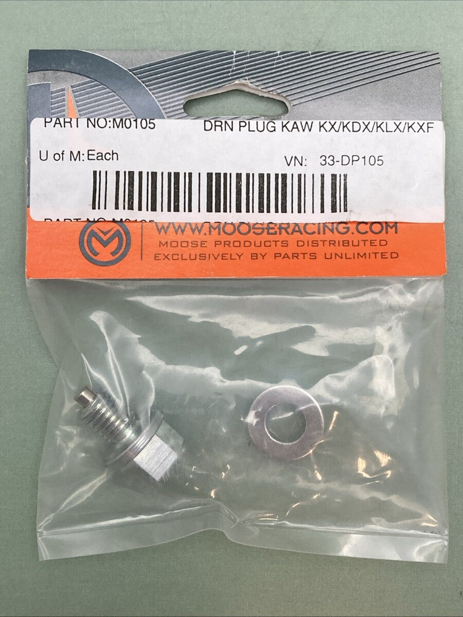 NEW GENUINE MOOSE RACING M0105 DRAIN PLUG