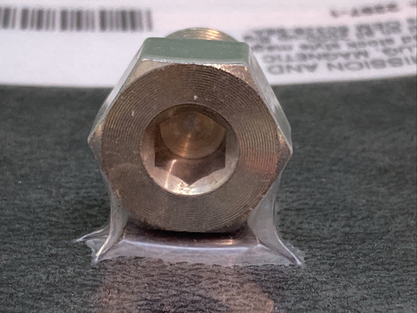 NEW GENUINE COLONY 2297-1 TRANSMISSION AND OIL TANK DRAIN PLUG, MAGNETIC