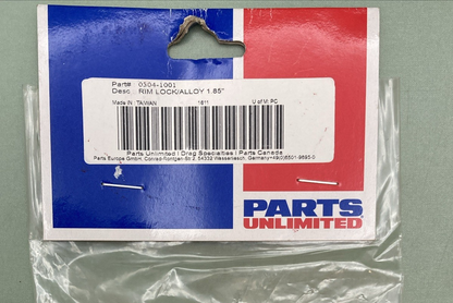 NEW GENUINE PARTS UNLIMITED 0304-1001 RIM LOCK/ALLOY 1.85"