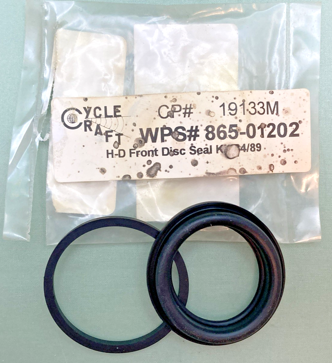 NEW GENUINE CYCLE CRAFT 19133M H-D FRONT DISK SEAL KIT