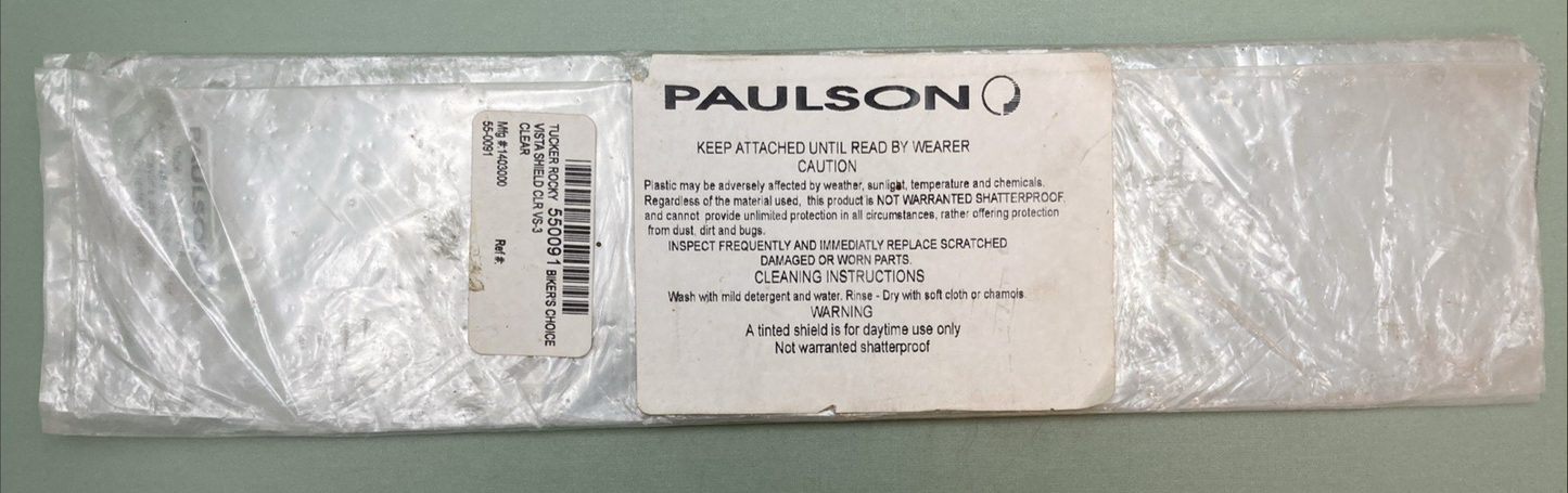 NEW GENUINE PAULSON 550091 VISTA SHIELD CLEAR VS-3