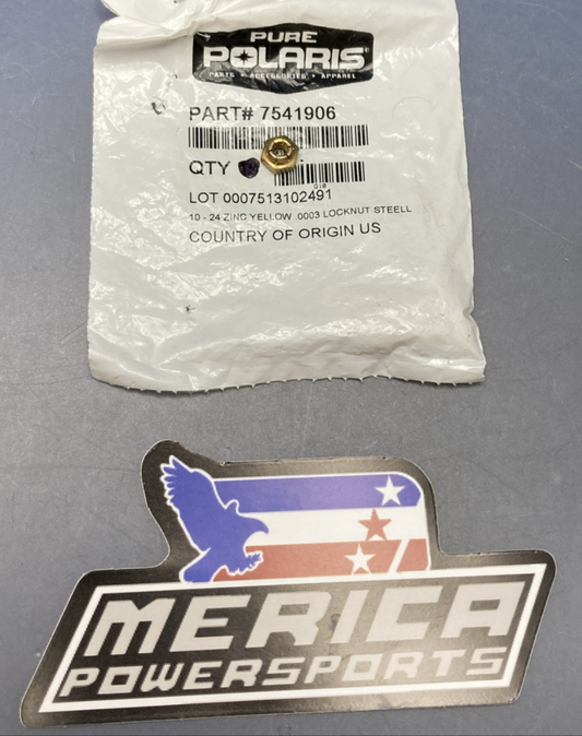 QTY 2 NEW GENUINE POLARIS 7541906 NUT FLEX LOC