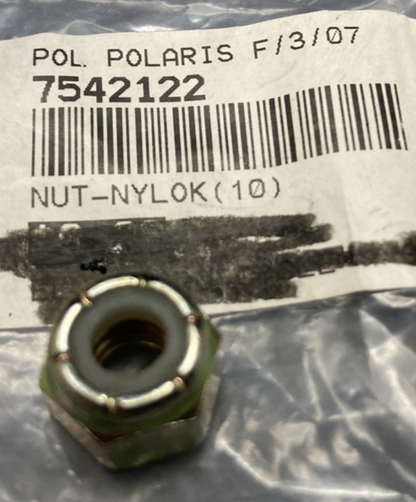 QTY 7 NEW REPLACES POLARIS 7542122 NYLOCK NUT