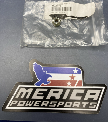 QTY 7 NEW REPLACES POLARIS 7542122 NYLOCK NUT