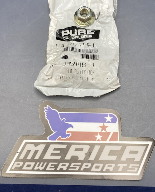 QTY 2 NEW GENUINE POLARIS 7542321 FLANGE NUT