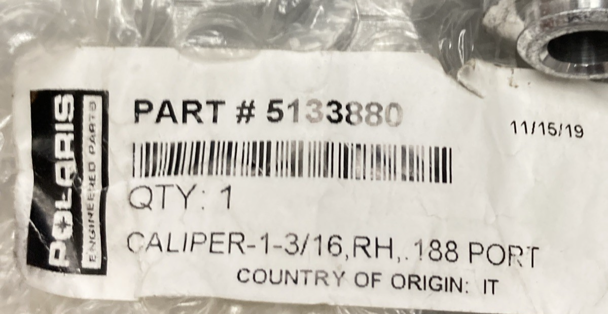 NEW GENUINE POLARIS 5133880 RIGHT FRONT BRAKE CALIPER HOUSING