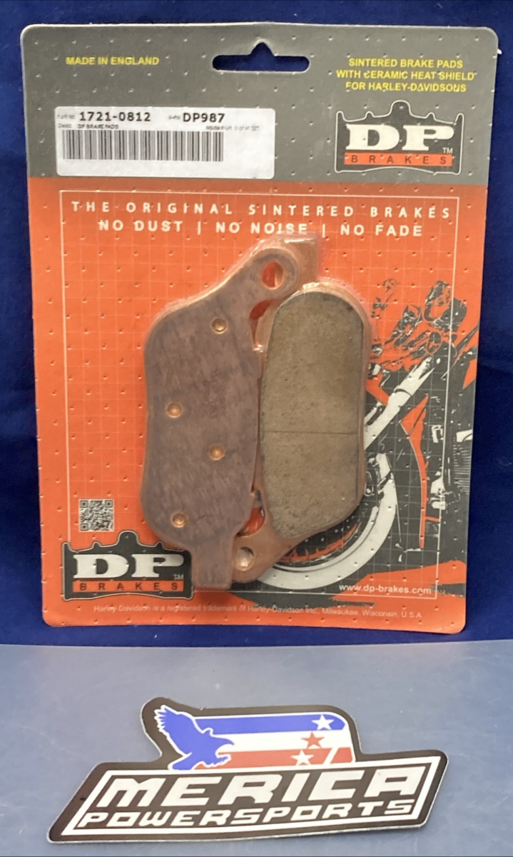 NEW GENUINE DP 1721-0812 SINTERED METAL DP987 BRAKE PADS