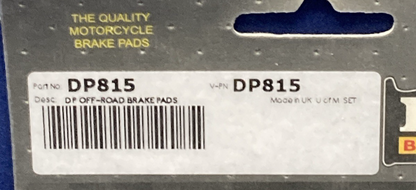 NEW GENUINE DP DP815 SINTERED BRAKE PADS
