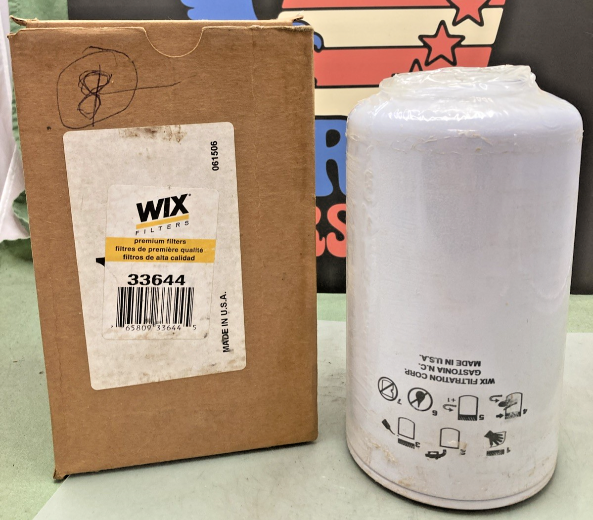 New Genuine Wix 33644 Fuel Filter