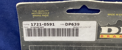 NEW GENUINE DP 1721-0591 Dp639 Standard Compound Brake Pad Set