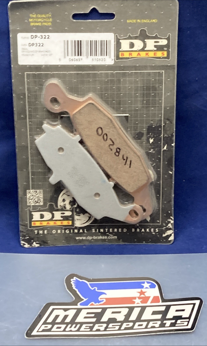 NEW GENUINE DP DP322 STANDARD BRAKE PADS