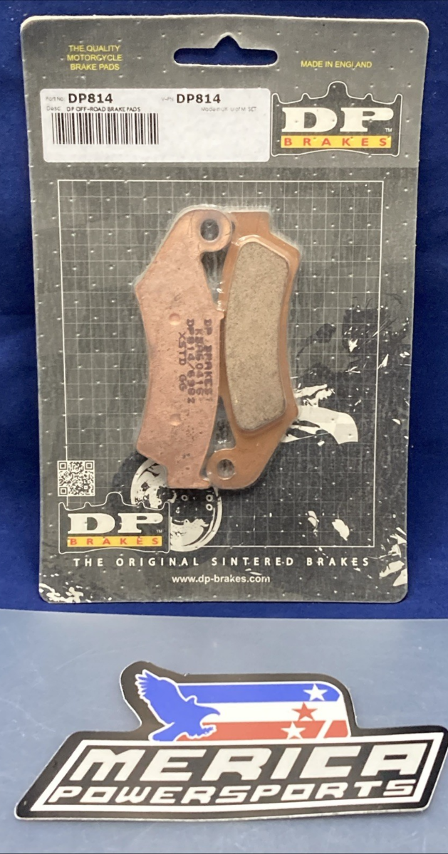 NEW GENUINE DP DP814 STANDARD SINTERED METAL BRAKE PADS