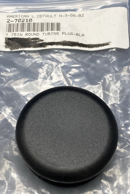 NEW REPLACES AMERICAN LANDMASTER 2-70210 1.75 ROUND TUBING PLUG BLACK