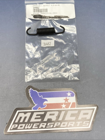 NEW REPLACES AMERICAN LANDMASTER 14482 Spring, Exhaust Pipe - 150cc