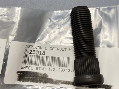 NEW REPLACES AMERICAN LANDMASTER 2-25018 WHEEL STUD 1/2-20X 13/8