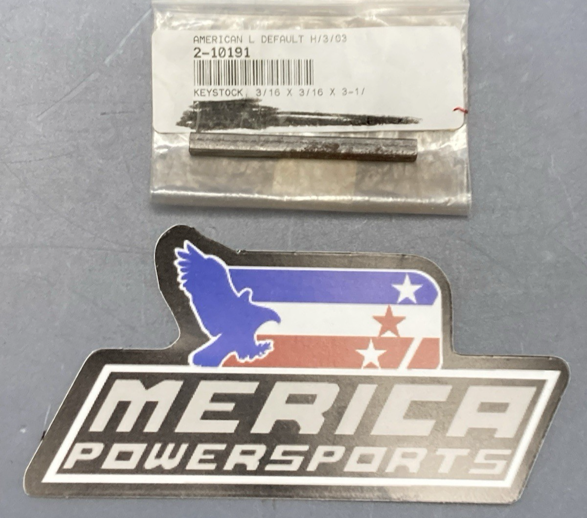 NEW REPLACES AMERICAN LANDMASTER 2-10191 Keystock 3/16 X 3/16 X 3-1/4