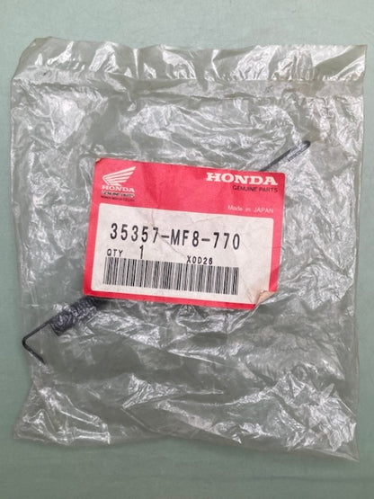 Honda 35357-MF8-770 SPRING STOP SWITCH New Genuine