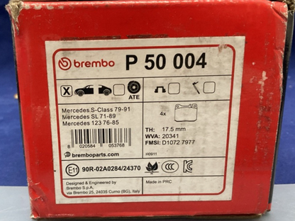 NEW GENUINE BREMBO P50004 PREMIUM NAO CERAMIC BRAKE PADS