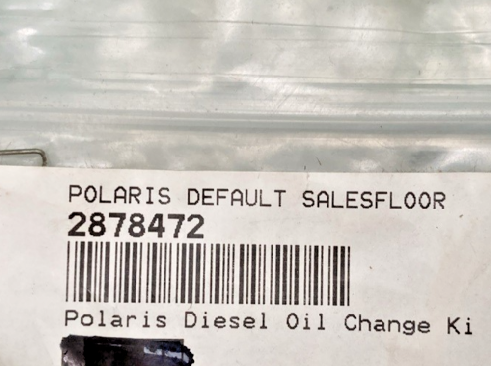 NEW GENUINE POLARIS 2878472 FULL SYNTHETIC OIL CHANGE KIT, PS-4 ENGINE OILFILTER