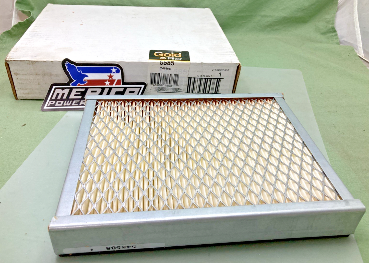 NEW GENUINE NAPA 6585 AIR FILTER