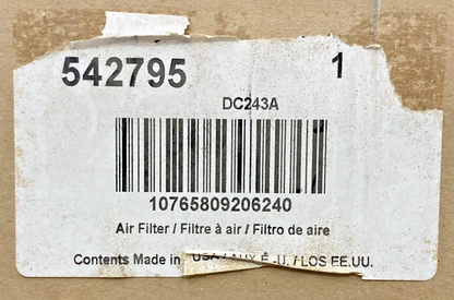NEW GENUINE NAPA 2795 AIR FILTER