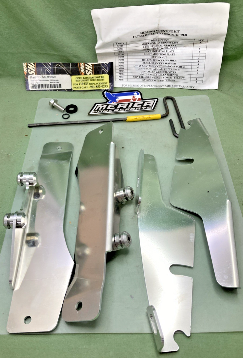 NEW GENUINE MEMPHIS SHADES MEM9928 FATS/SLIM MOUNT KIT INCOMPLETE KIT