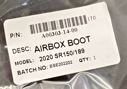 NEW REPLACES SSR A00303-14-00 AIRBOX BOOT