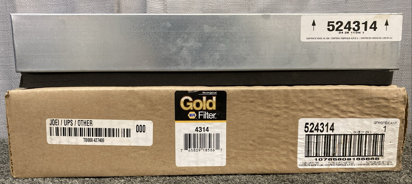 NEW GENUINE NAPA 4314 FILTER, 524314