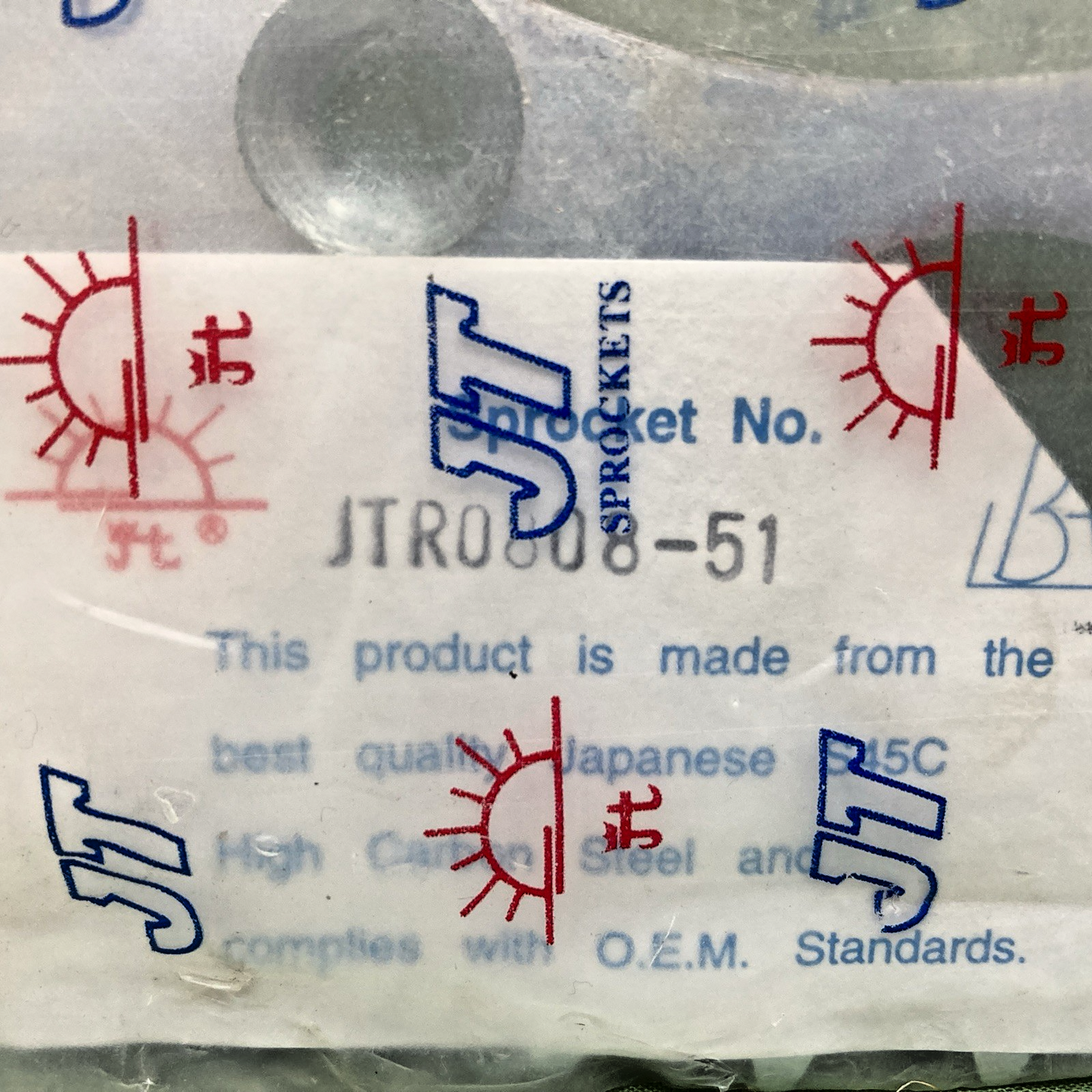 NEW GENUINE JT SPROCKETS JTR0808-51 SPROCKET, JTR808.51