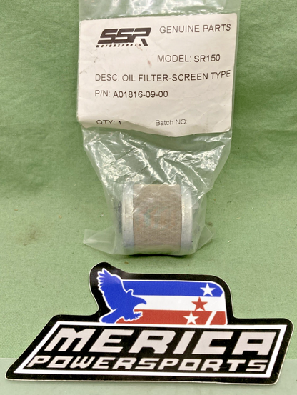 NEW GENUINE SSR A01816-09-00 OIL FILTER