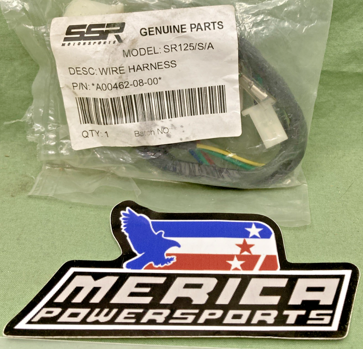 NEW GENUINE SSR A00462-08-00 WIRE HARNESS