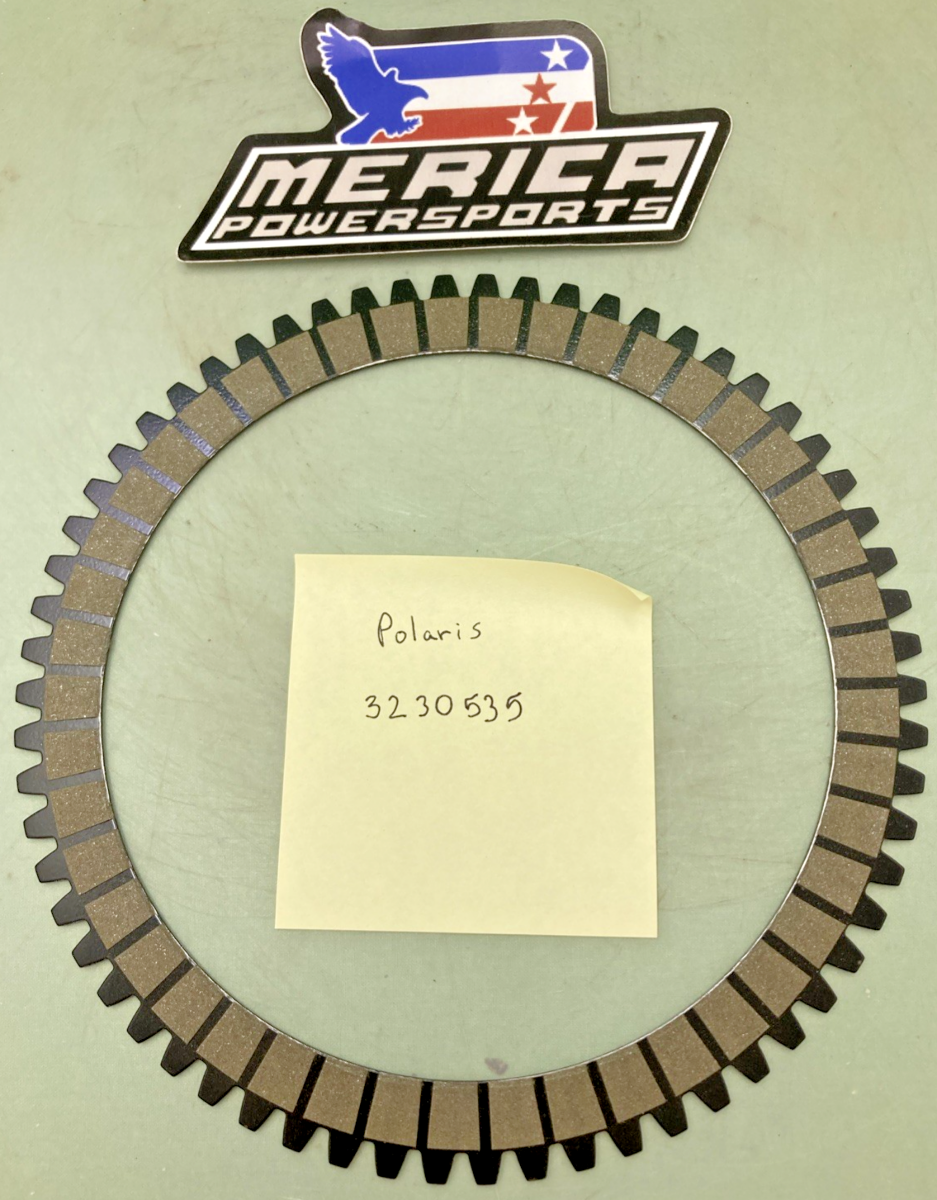 NEW REPLACES POLARIS 3230535 CLUTCH FRICTION PLATE