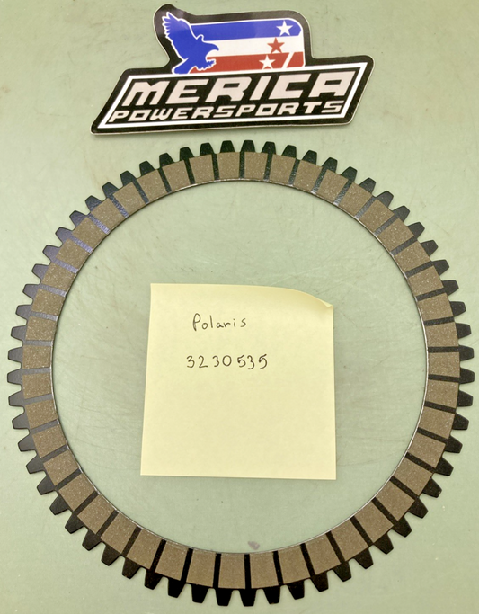 NEW REPLACES POLARIS 3230535 CLUTCH FRICTION PLATE