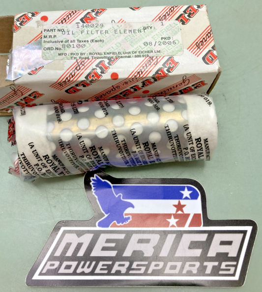 NEW GENUINE ROYAL ENFIELD 140029 OIL FILTER ELEMENT