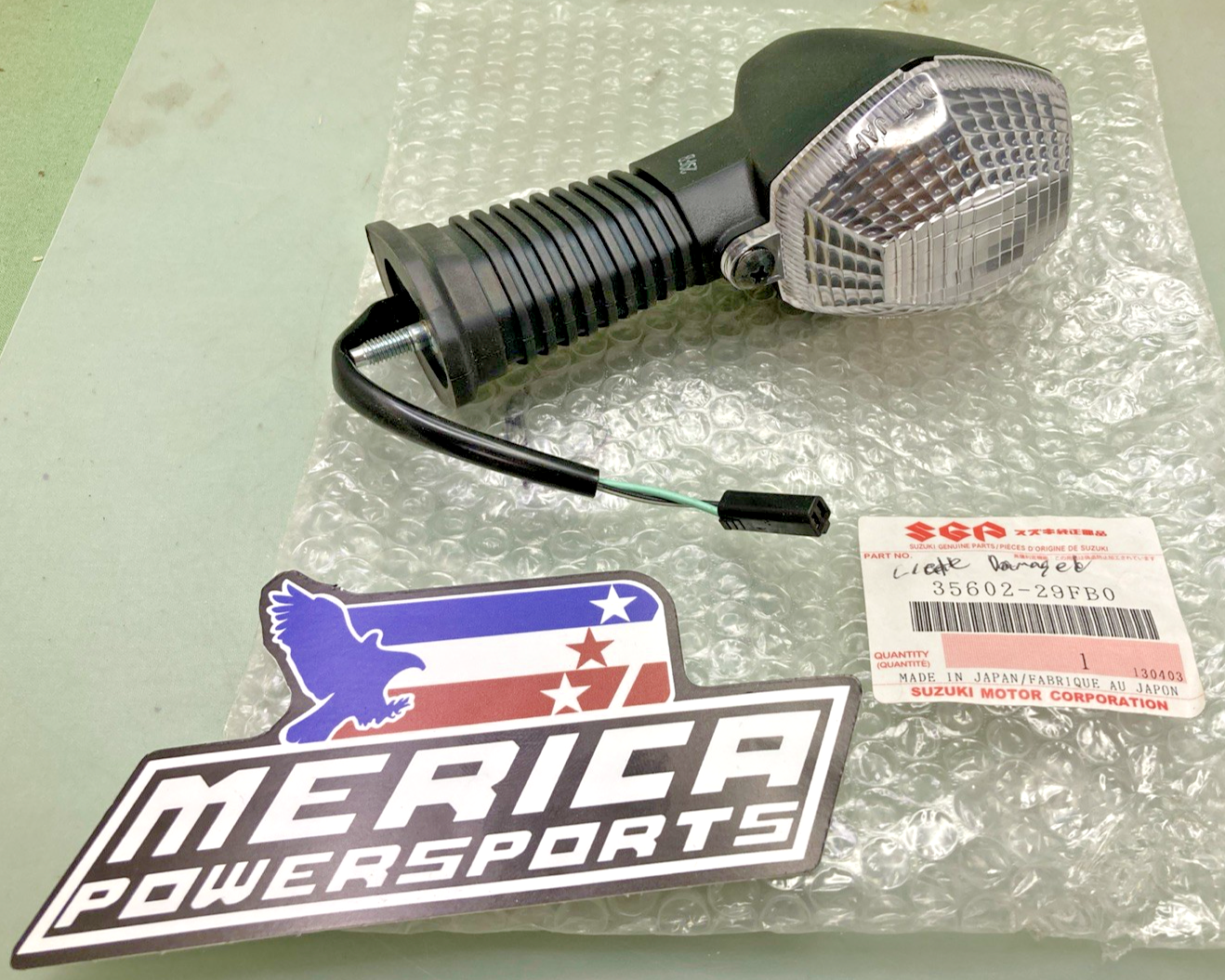 NEW GENUINE SUZUKI 35602-29FB0 FRONT TURNSIGNAL LAMP