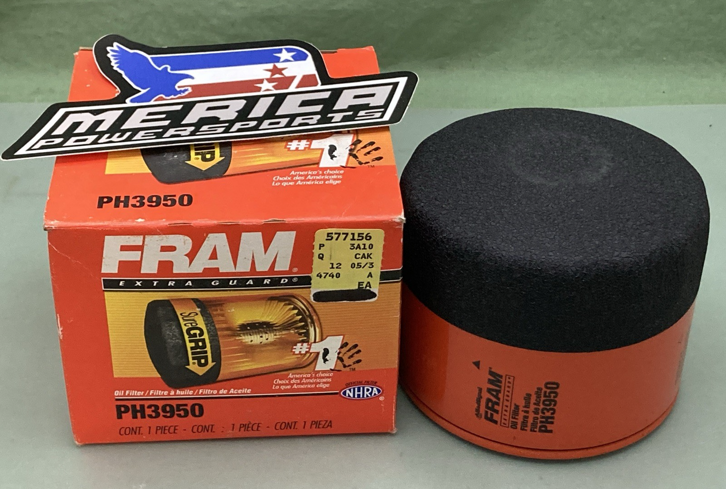 QTY 2 NEW GENUINE FRAM PH3950 Oil Filter