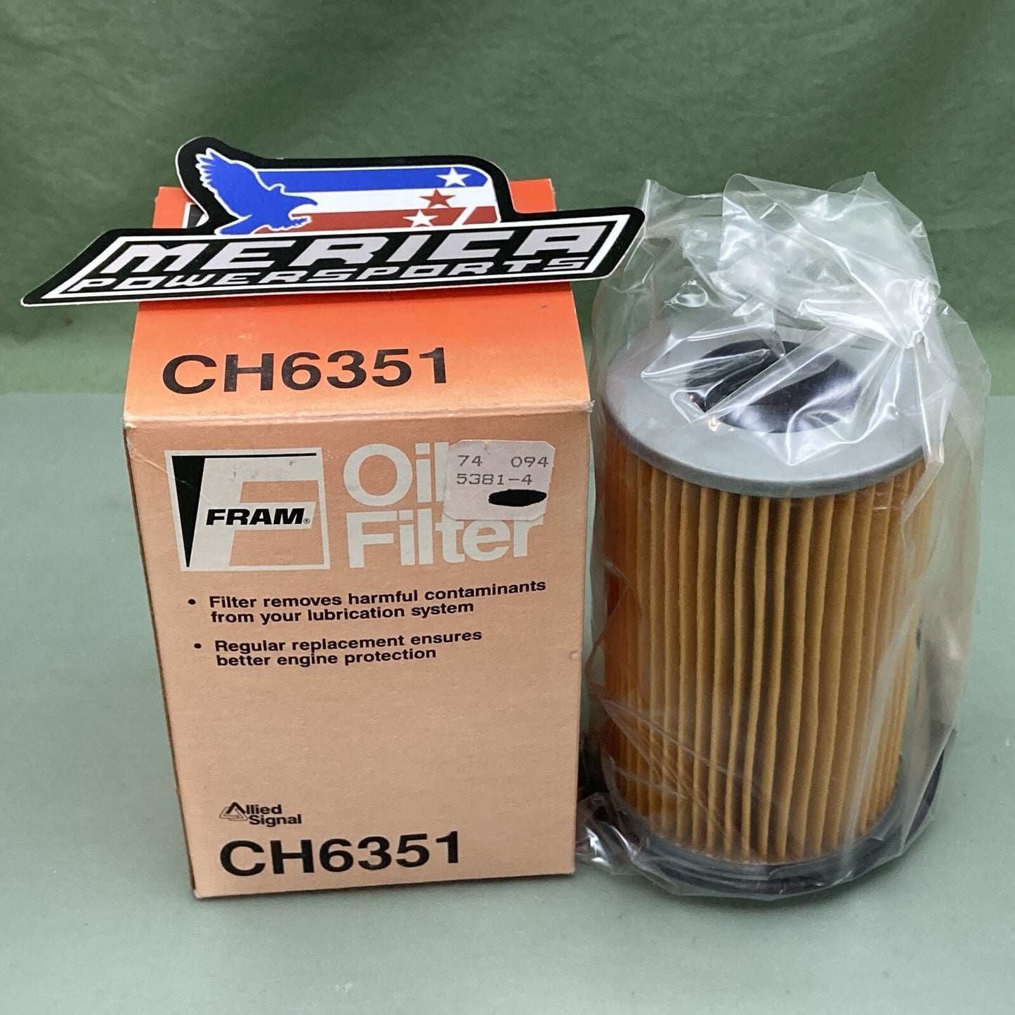 QTY 2 NEW GENUINE FRAM CH6351 Oil Filter